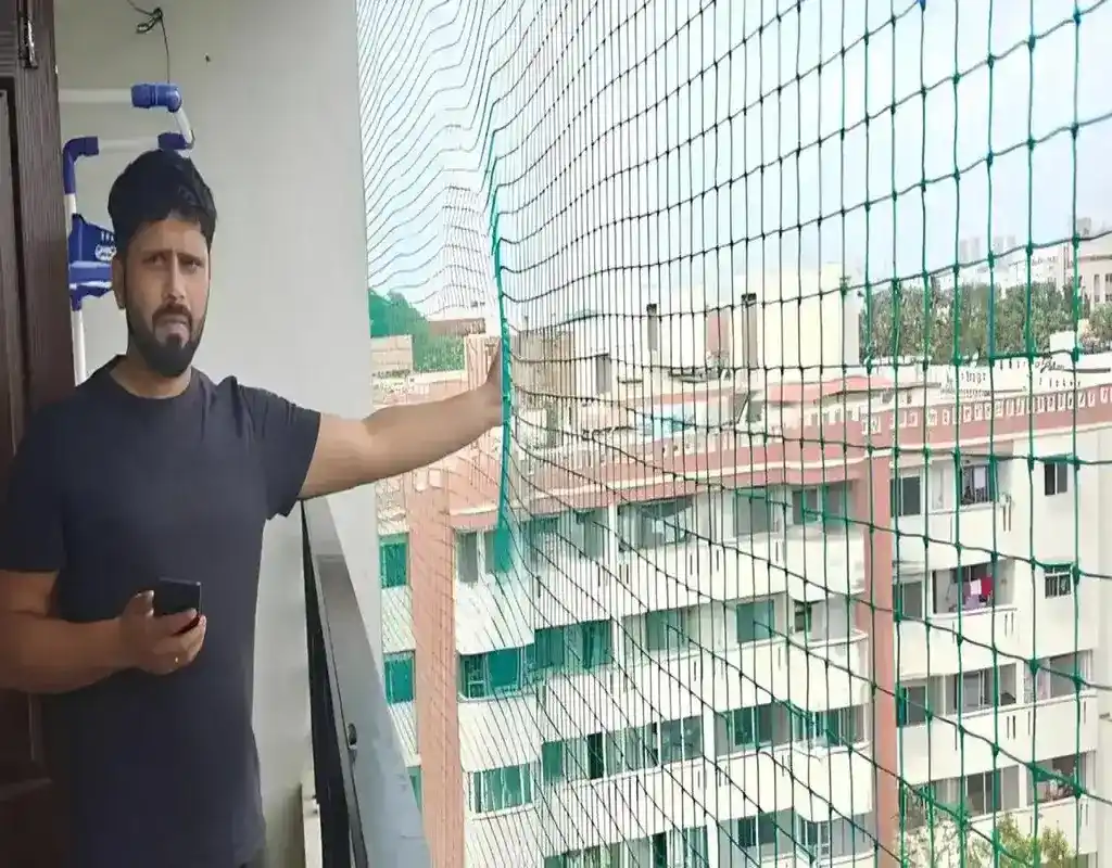 Bird Net for Balcony in Electronic City and Sarjapura-Madhu Safety Nets (5)