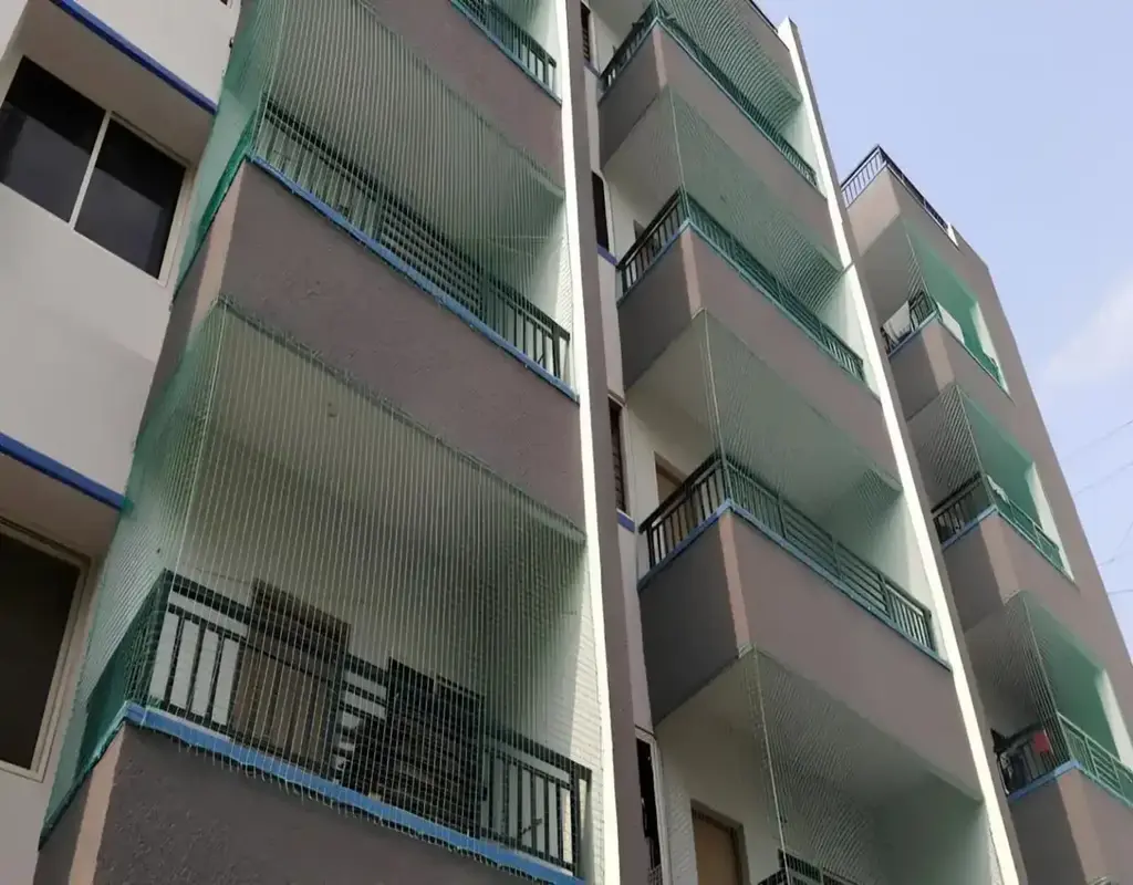 Premium Balcony Safety Nets in Bangalore-Madhu Safety Nets