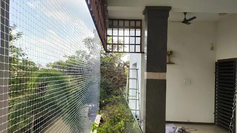 Projects-Balcony Safety Nets by Madhu Safety Nets in Bangalore